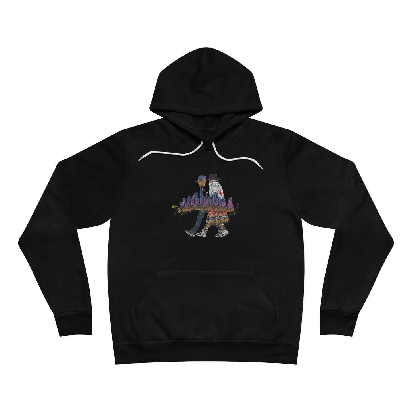 Urban Cannabis Walkers - City Skyline 420 Unisex Pullover Hoodie