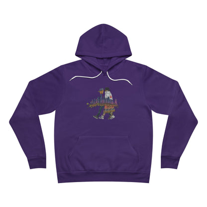 Urban Cannabis Walkers - City Skyline 420 Unisex Pullover Hoodie