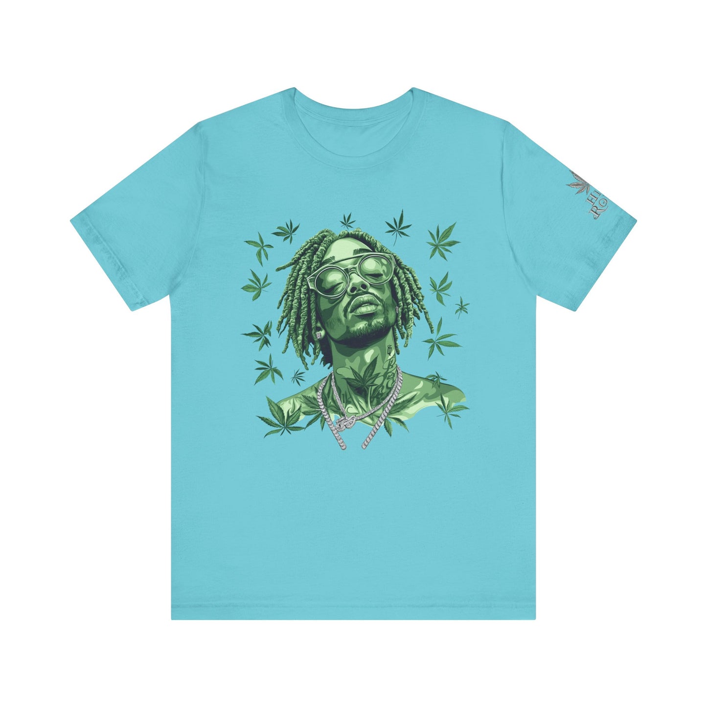 Elevated Vision Green Dream Tee - Premium Airlume Cotton Cannabis Culture Art