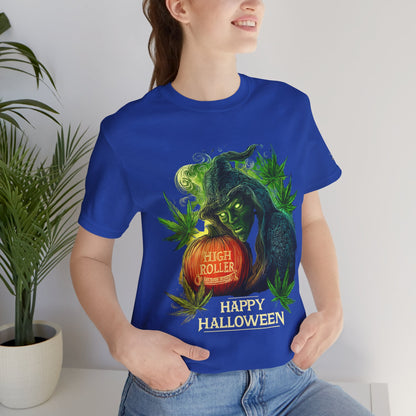 Cannabis Witch's Brew Halloween T-Shirt - Premium Spooky 420 Black Edition Apparel"