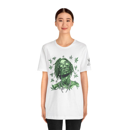 Elevated Vision Green Dream Tee - Premium Airlume Cotton Cannabis Culture Art
