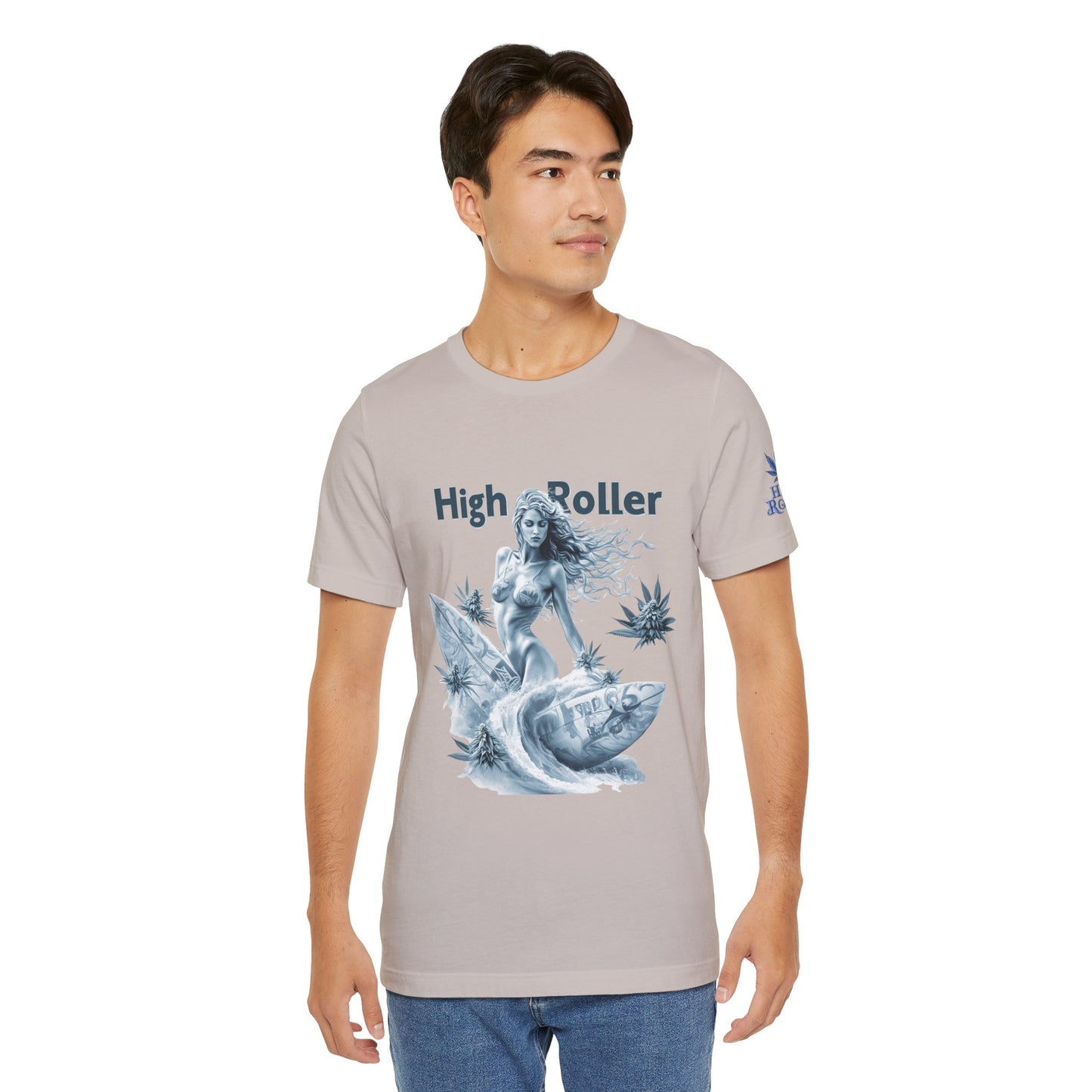 Cannabis Goddess Tee - Feminine Beauty Art Design | High Roller