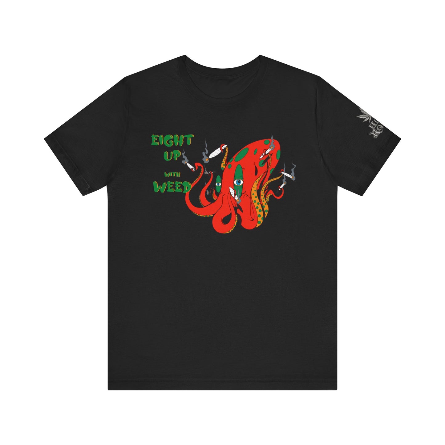 Eight Up Octopus Tee - Premium Airlume Cotton Cannabis Culture Streetwear
