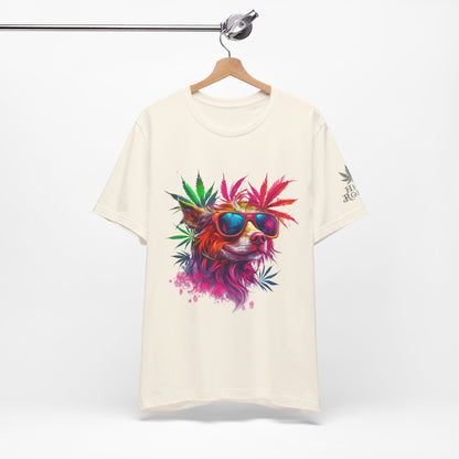 PSYCHEDELIC CANNABIS DOG™ | PREMIUM TRIPPY ART TEE