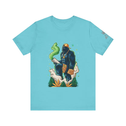 Bigfoot Cannabis Scholar T-Shirt - Premium Sasquatch 420 Lifestyle Apparel