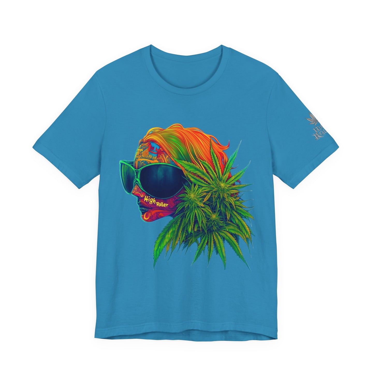 Neon Dreams Tee - Premium Airlume Cotton Cannabis Culture Psychedelic Profile Art