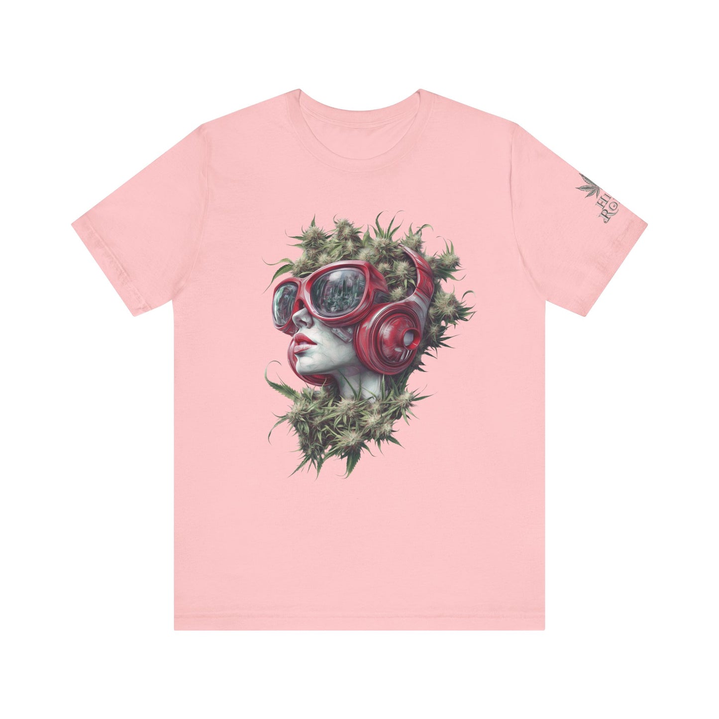 Vibes & Vision Tee - Premium Airlume Cotton Cannabis Culture Surreal Music Art