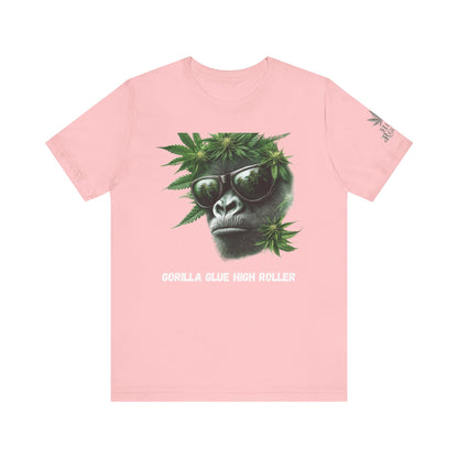 Gorilla Glue Elite Tee - Premium Airlume Cotton Cannabis Strain Culture Black Shirt