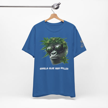Gorilla Glue Elite Tee - Premium Airlume Cotton Cannabis Strain Culture Black Shirt
