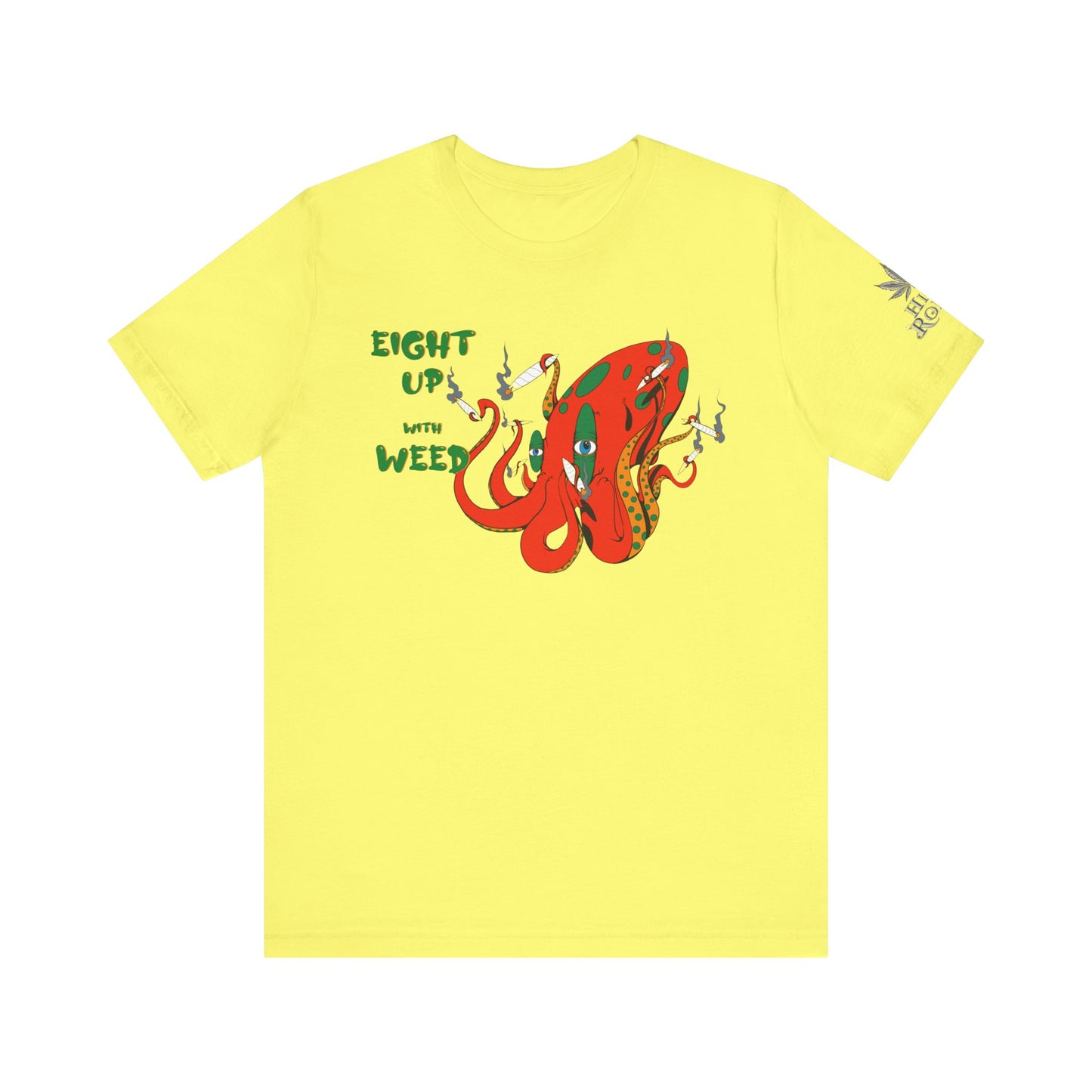 Eight Up Octopus Tee - Premium Airlume Cotton Cannabis Culture Streetwear