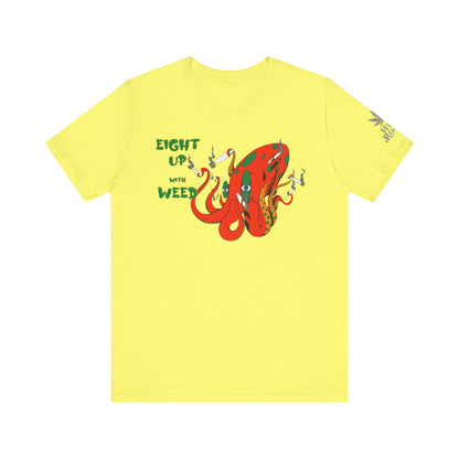 Eight Up Octopus Tee - Premium Airlume Cotton Cannabis Culture Streetwear