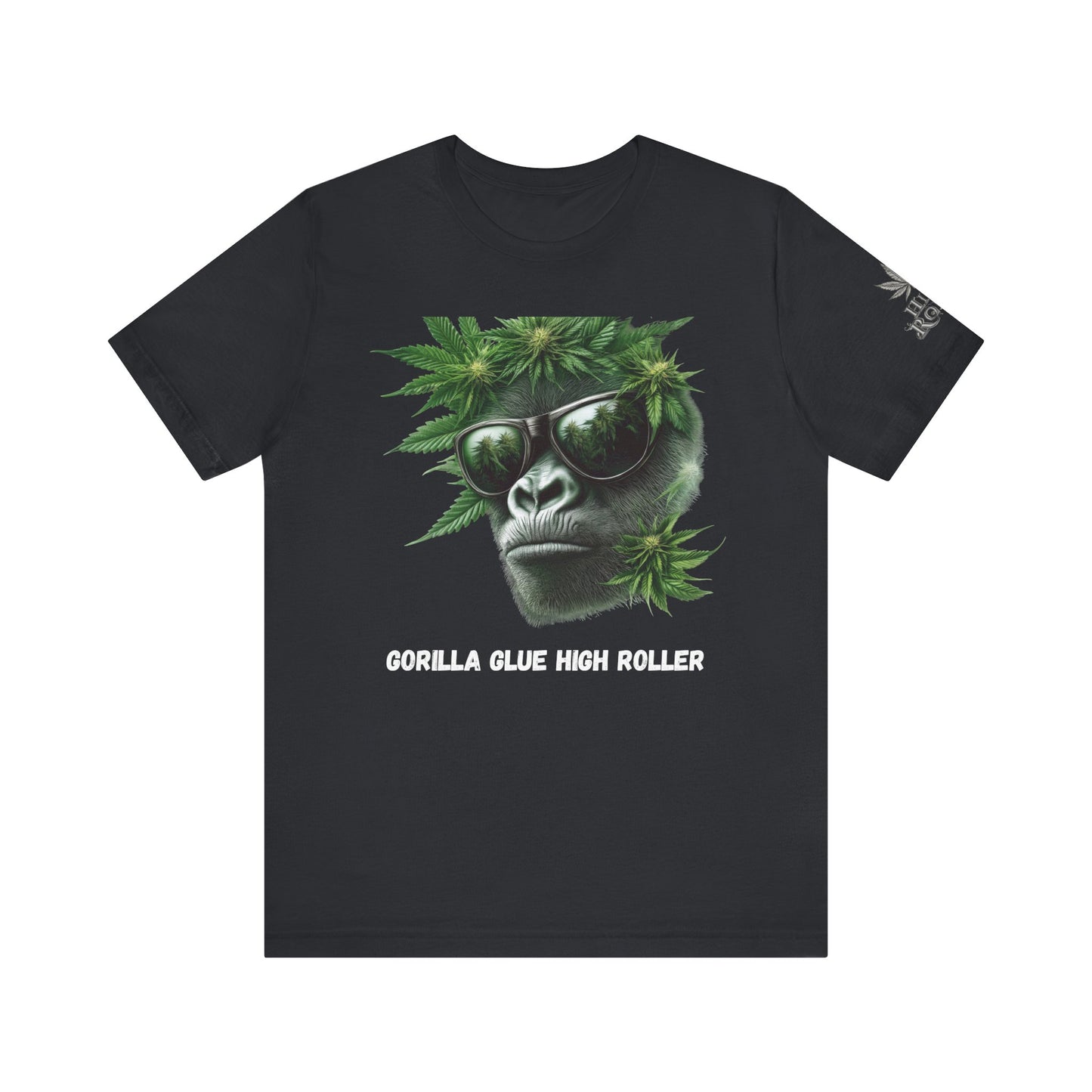 Gorilla Glue Elite Tee - Premium Airlume Cotton Cannabis Strain Culture Black Shirt