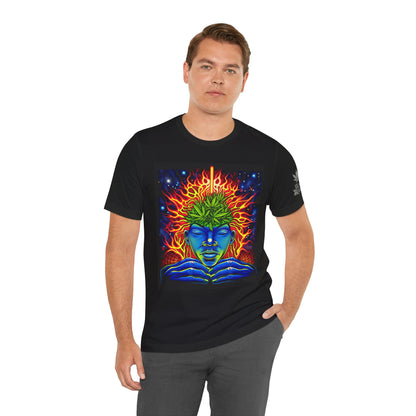 High Roller Third Eye Awakening Cannabis T-Shirt - Premium 420 Psychedelic Meditation Consciousness Expansion Spiritual Enlightenment Apparel