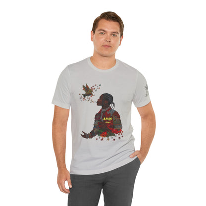 High Roller ANSO Freedom Eagle Cannabis T-Shirt - Premium 420 Artistic Double Exposure Urban Culture Liberation Apparel