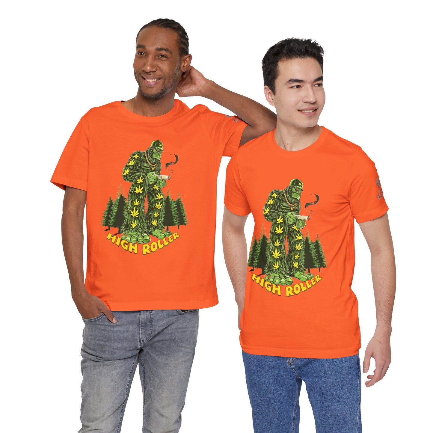 Cannabis Sasquatch Forest King T-Shirt - Premium Bigfoot 420 Lifestyle Apparel"