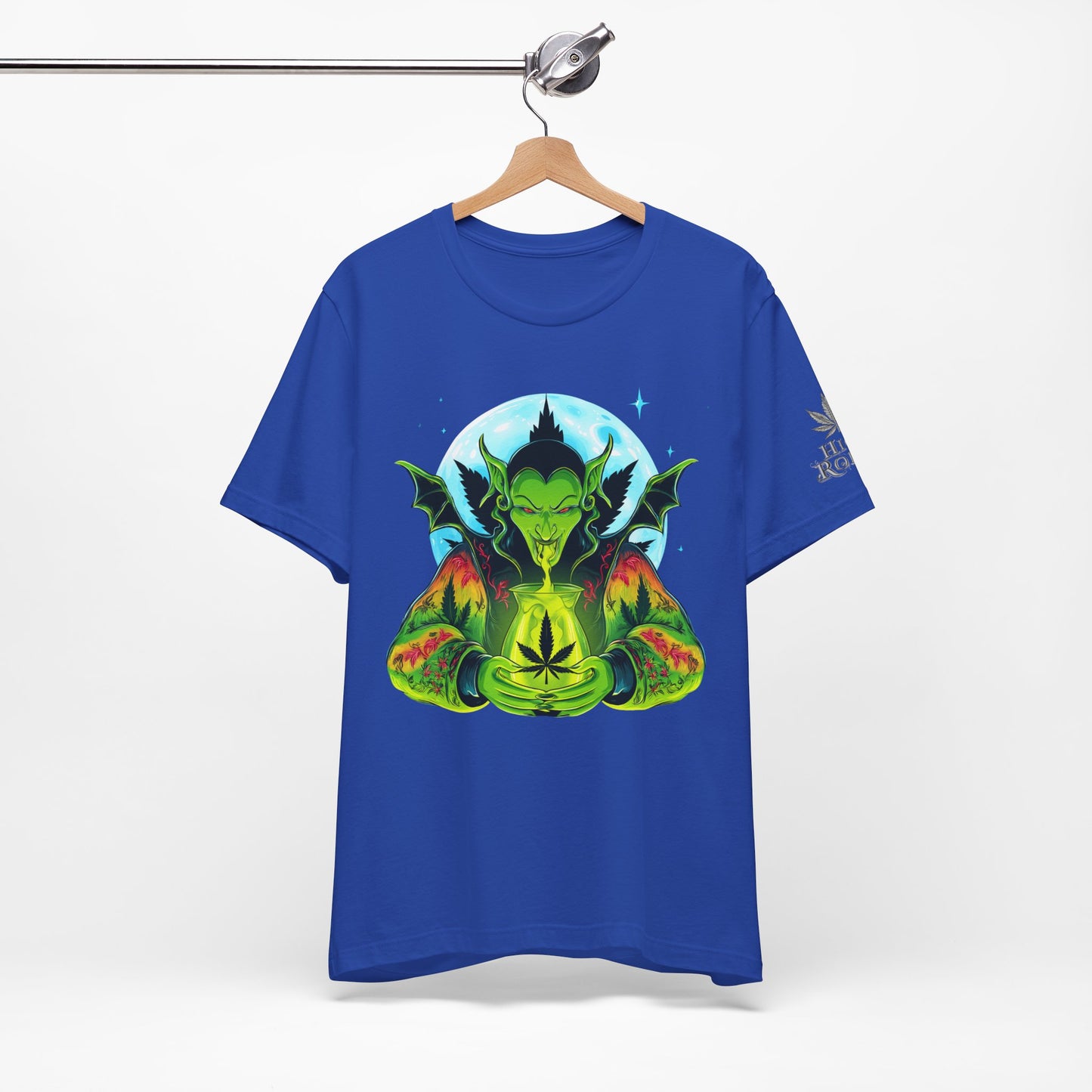 Mystic Dragon Guardian Cannabis Meditation T-Shirt - Premium Psychedelic 420 Apparel