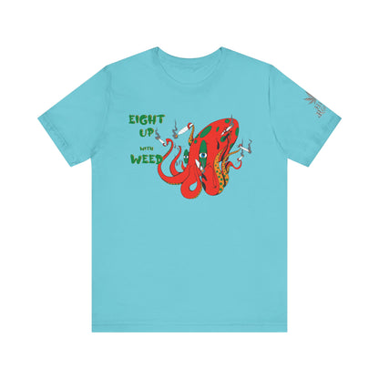 Eight Up Octopus Tee - Premium Airlume Cotton Cannabis Culture Streetwear
