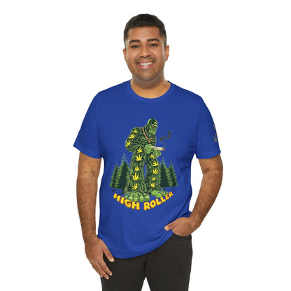 Cannabis Sasquatch Forest King T-Shirt - Premium Bigfoot 420 Lifestyle Apparel"