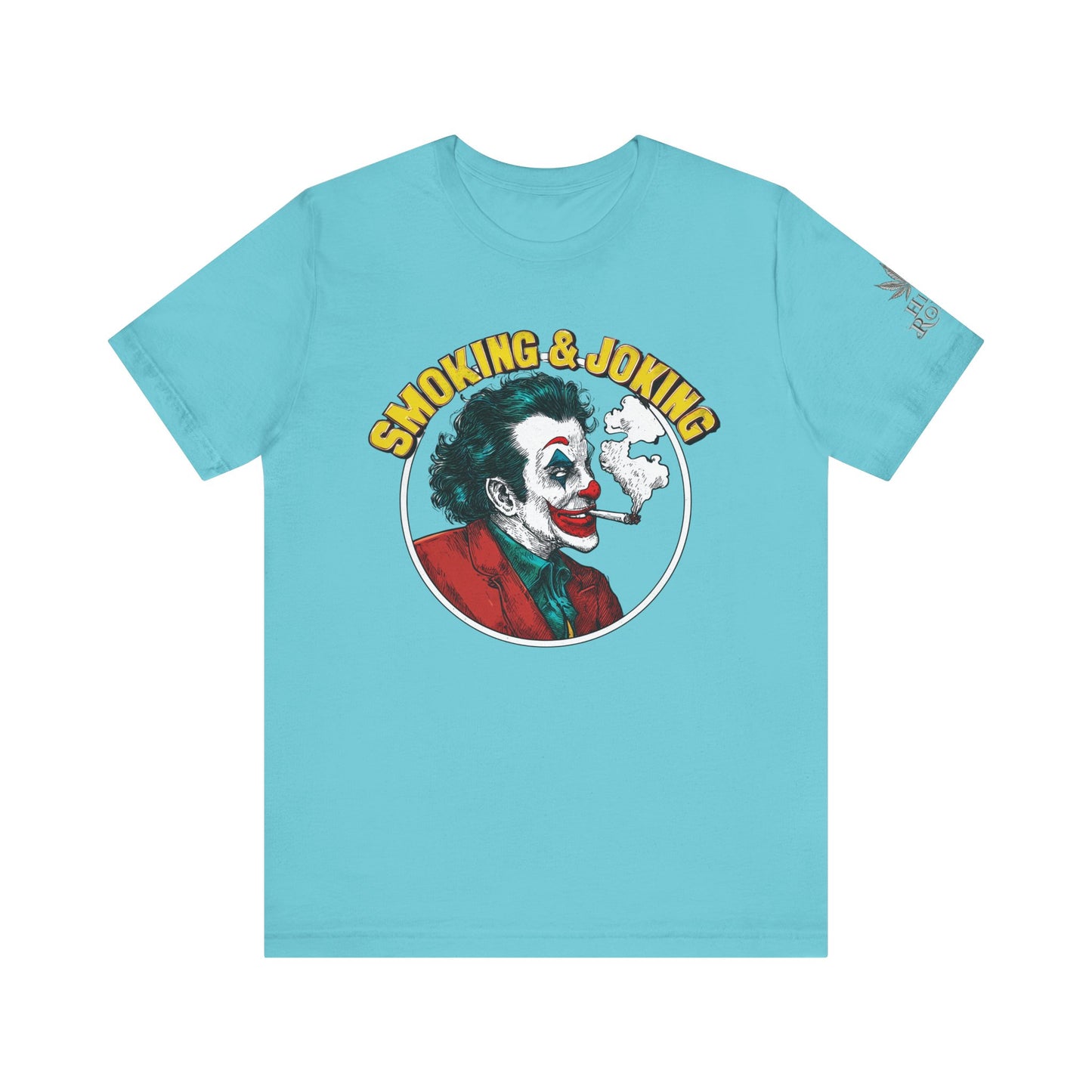 Smoking & Joking T-Shirt - Premium Airlume Cotton Cannabis Villain Pop Art Tee