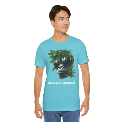 Gorilla Glue Elite Tee - Premium Airlume Cotton Cannabis Strain Culture Black Shirt