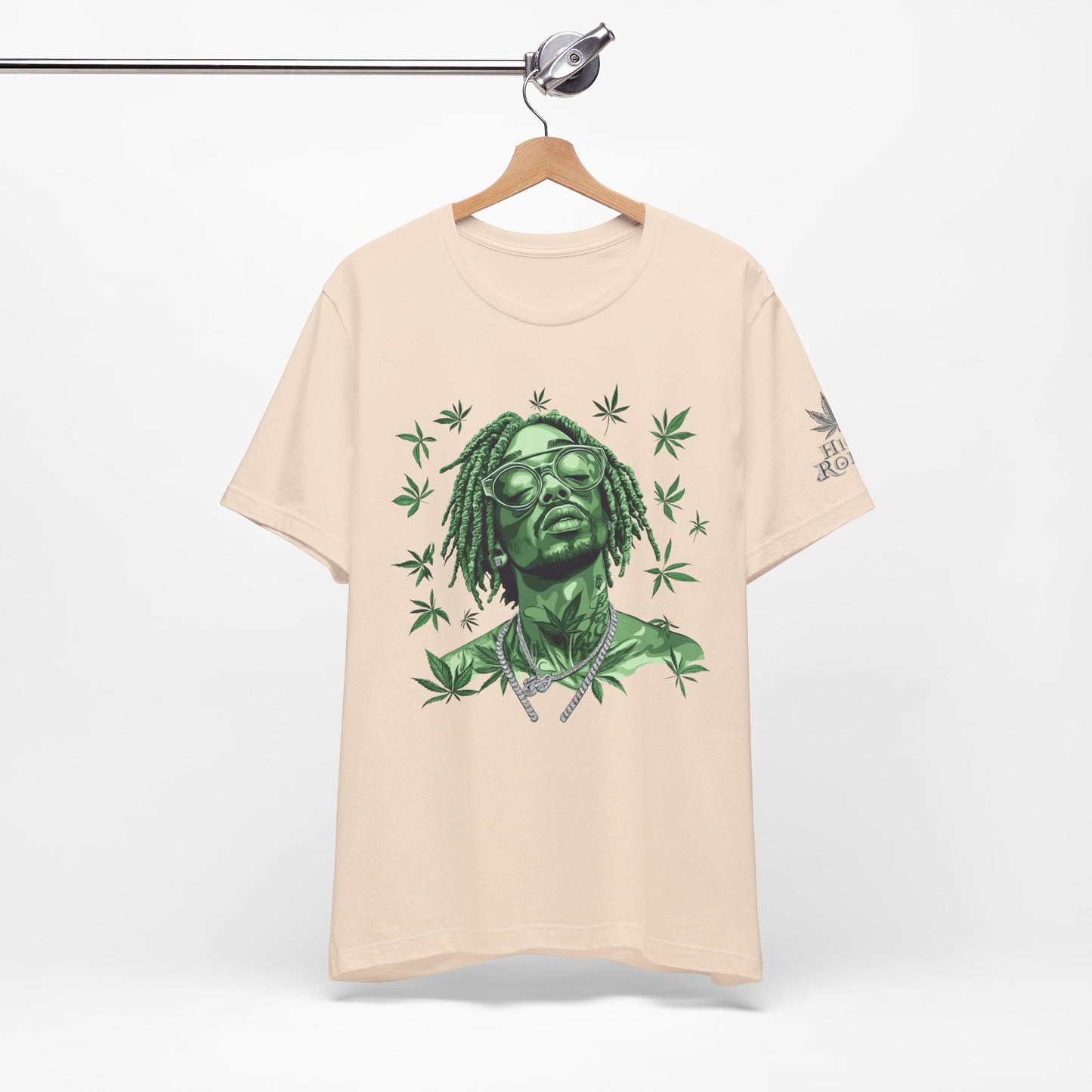 Elevated Vision Green Dream Tee - Premium Airlume Cotton Cannabis Culture Art