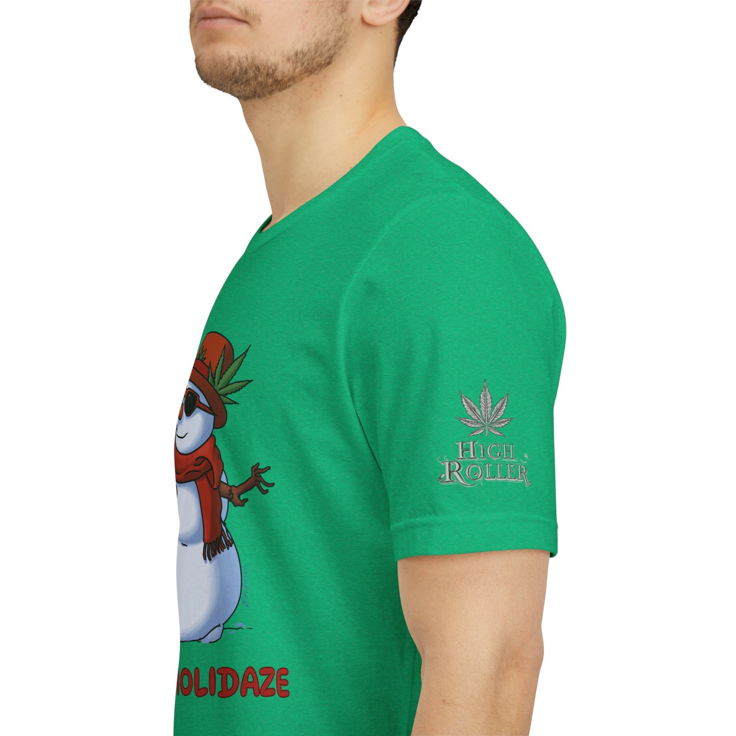 Happy Holidaze Premium Cannabis Christmas T-Shirt