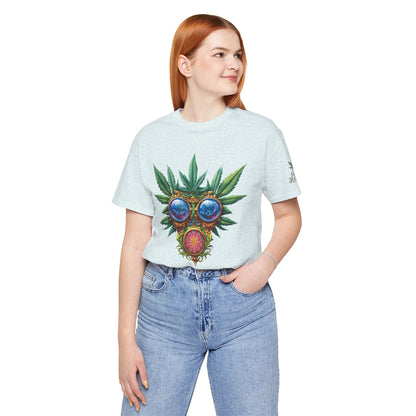 Third Eye Vision T-Shirt - Premium Airlume Cotton Cannabis Kaleidoscope Art Tee