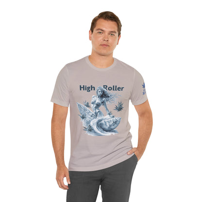 Cannabis Goddess Tee - Feminine Beauty Art Design | High Roller