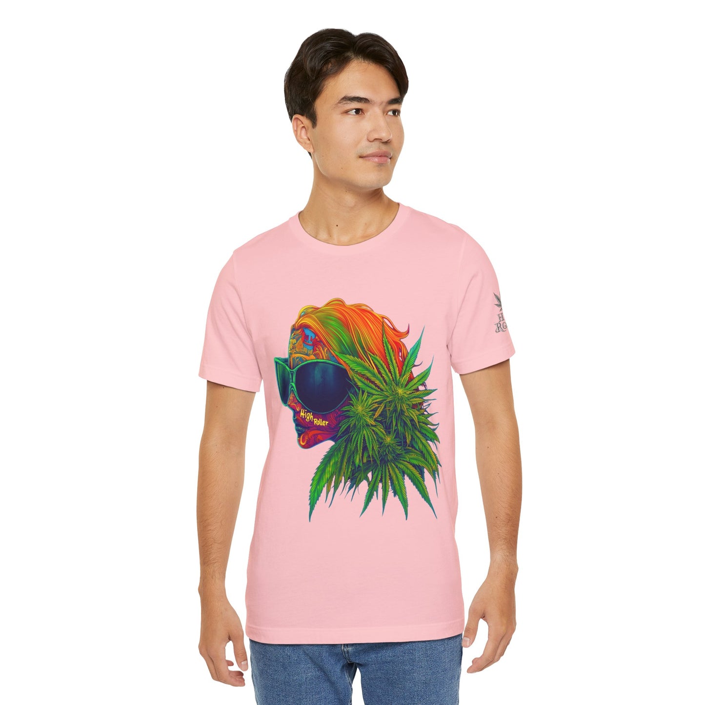 Neon Dreams Tee - Premium Airlume Cotton Cannabis Culture Psychedelic Profile Art