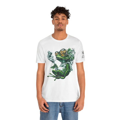RIPPP IT Cosmic Frog Tee - Premium Airlume Cotton Cannabis Culture Streetwear