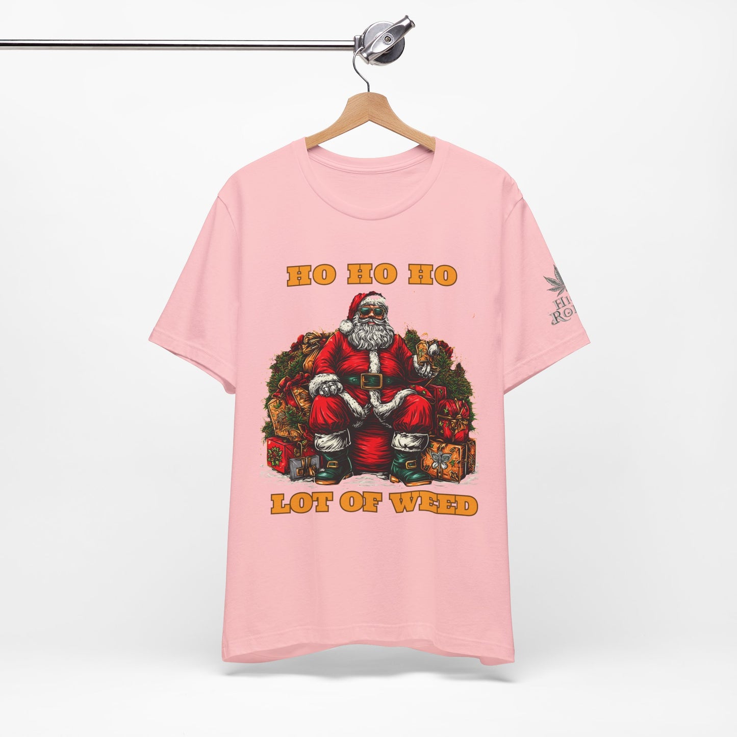 Ho Ho Ho Lot Of Weed Premium Cannabis Christmas T-Shirt