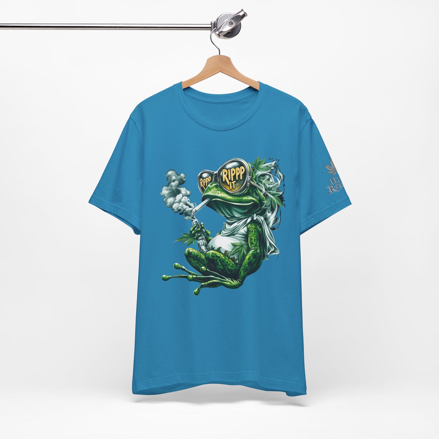 RIPPP IT Cosmic Frog Tee - Premium Airlume Cotton Cannabis Culture Streetwear