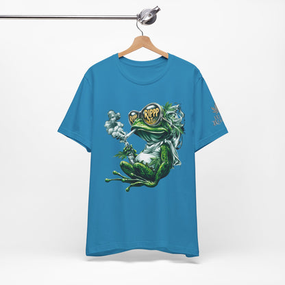 RIPPP IT Cosmic Frog Tee - Premium Airlume Cotton Cannabis Culture Streetwear
