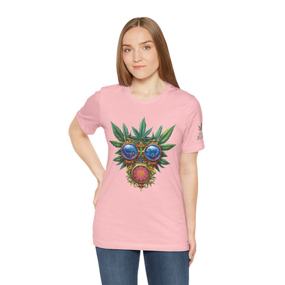 Third Eye Vision T-Shirt - Premium Airlume Cotton Cannabis Kaleidoscope Art Tee