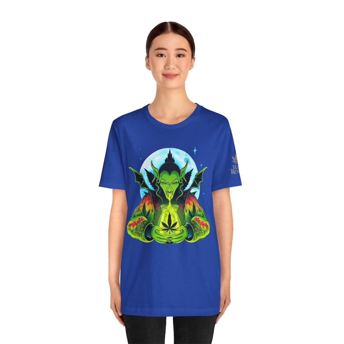 Mystic Dragon Guardian Cannabis Meditation T-Shirt - Premium Psychedelic 420 Apparel