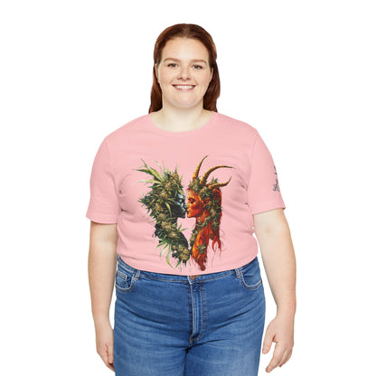 Sacred Union T-Shirt - Premium Airlume Cotton Cannabis Spirits Fantasy Art Tee