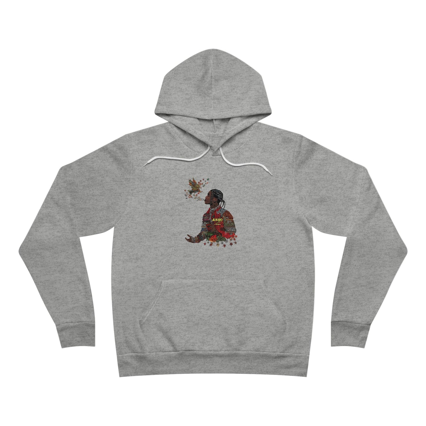 "Meditation & Cannabis Silhouette - 420 Zen Unisex Pullover Hoodie