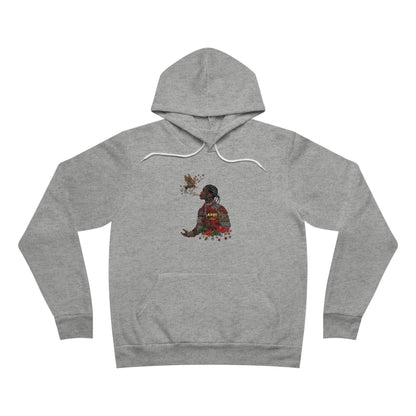 "Meditation & Cannabis Silhouette - 420 Zen Unisex Pullover Hoodie