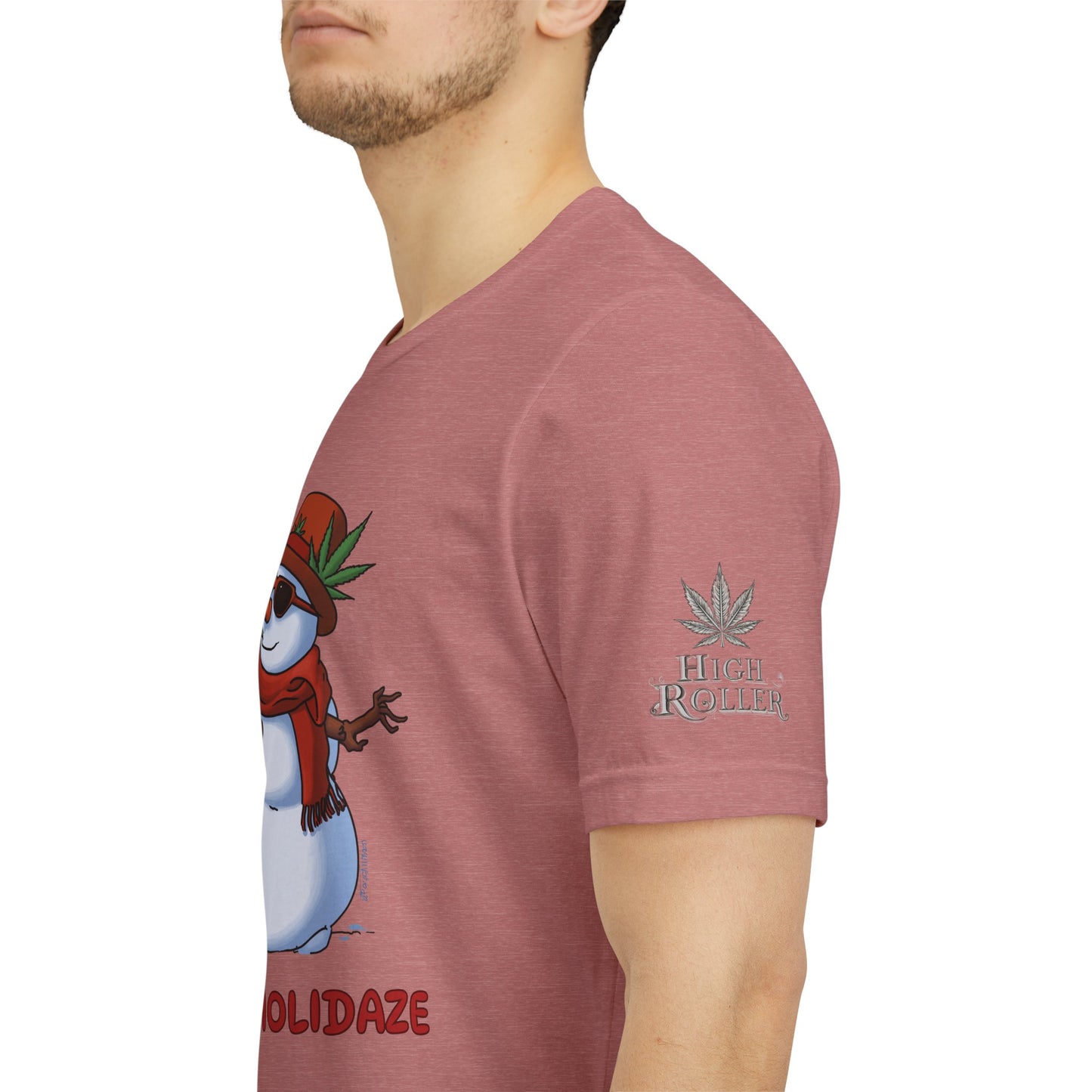 Happy Holidaze Premium Cannabis Christmas T-Shirt