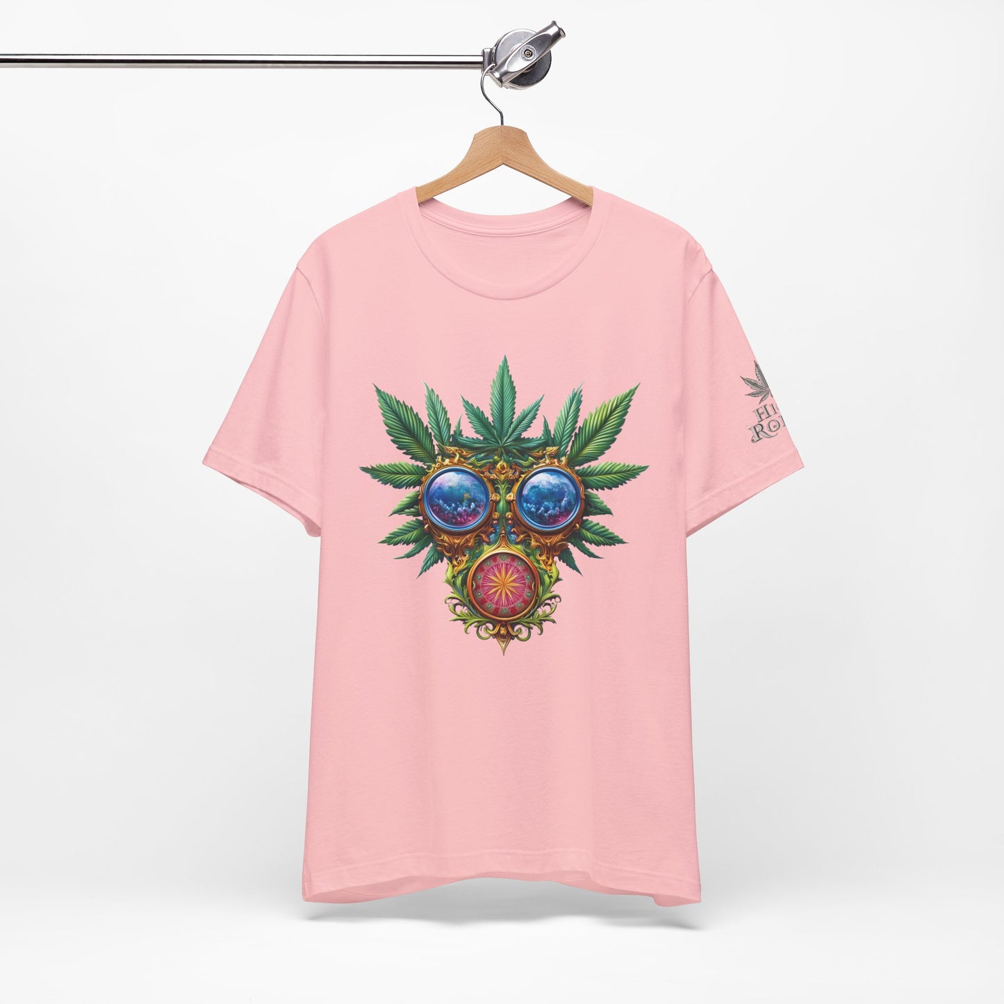 Third Eye Vision T-Shirt - Premium Airlume Cotton Cannabis Kaleidoscope Art Tee