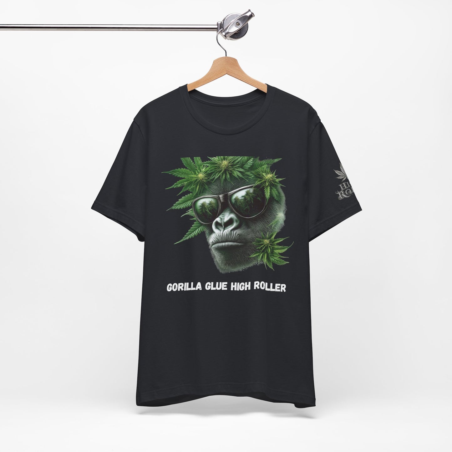 Gorilla Glue Elite Tee - Premium Airlume Cotton Cannabis Strain Culture Black Shirt