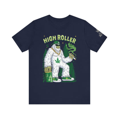 Alpine Yeti HIGH ROLLER T-Shirt - Premium Cannabis Mountain Culture Apparel