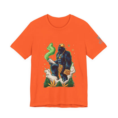 Bigfoot Cannabis Scholar T-Shirt - Premium Sasquatch 420 Lifestyle Apparel