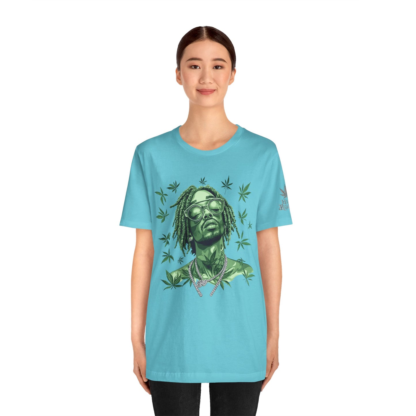 Elevated Vision Green Dream Tee - Premium Airlume Cotton Cannabis Culture Art