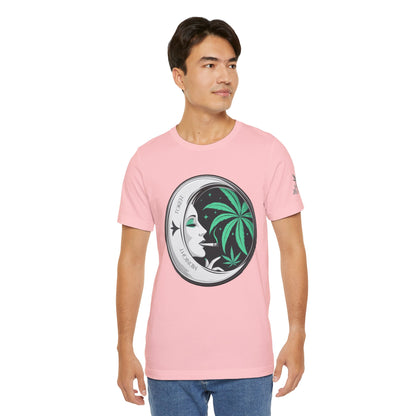 Toker Girl Coin Tee - Vintage Cannabis Portrait Art Design | High Roller