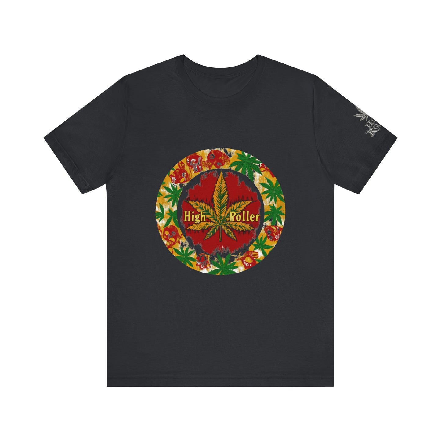 Latino Sol Tee - Premium Airlume Cotton Cannabis Culture Latin Folk Art Design