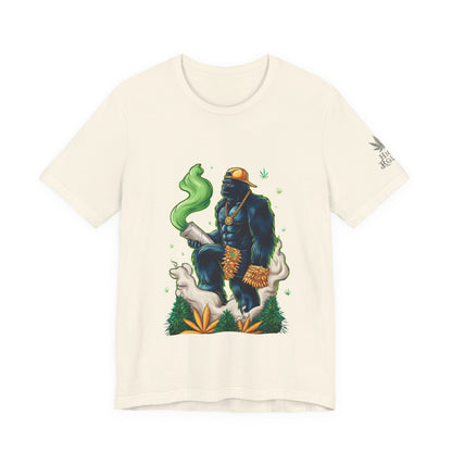 Bigfoot Cannabis Scholar T-Shirt - Premium Sasquatch 420 Lifestyle Apparel