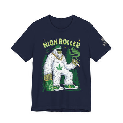 Alpine Yeti HIGH ROLLER T-Shirt - Premium Cannabis Mountain Culture Apparel