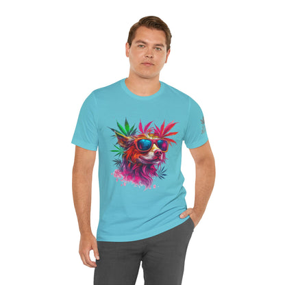 PSYCHEDELIC CANNABIS DOG™ | PREMIUM TRIPPY ART TEE
