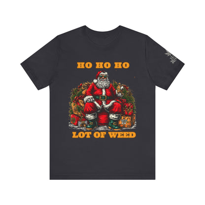Ho Ho Ho Lot Of Weed Premium Cannabis Christmas T-Shirt